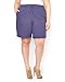 Penningtons Womens Plus Size Linen Bermuda Short