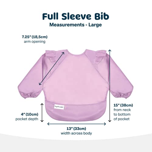 Tiny Twinkle Mess Proof Baby Bib, Cute Full Sleeve Bib Outfit