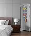 Hanging Wall Organizer,VNOM 4 Pockets Wall Mount Over The Door Office Supplies Storage Mail Organizer for Notebooks,Planners,File Folders (Fish Scale Pattern)