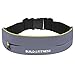Build & Fitness Running Belt Waist Adjustable, Comfortable Slim with Key Clip - Fits Fuel Gel, iPhone 6,7,8plus,X, Samsung S7,S8,S9 - for Men, Women, Runners, Jogging, Gym, Yoga, Workout, Sports