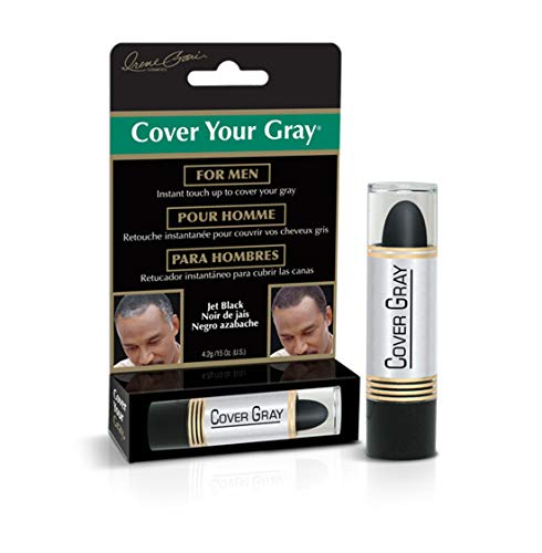 Cover Your Gray for Men Hair Color Touch-Up Stick - Jet Black (6-Pack)