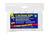 FoamPRO 165-5 Fine Finish Mini Roller Refills (High-Density Foam) (5 Pack), 4"