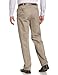 Savane Men's Pleated Performance Chino Pant, Khaki 36W x 32L