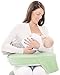 My Brest Friend Deluxe Nursing Pillow for Comfortable Posture, Light Green