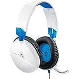Turtle Beach Recon 70 White Gaming Headset for PlayStation 4 Pro, PlayStation 4, Xbox One, Nintendo Switch, PC, and Mobile - PlayStation 4