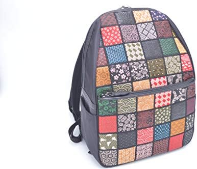 パッチワーク印伝 カジュアルリュック マルチ