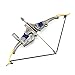 Brdwn Unisex Cosplay Genji Hanzo Mccree Reinhardt Reaper Model Key Ring, Hanzo Bow(20cm), One Size