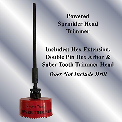 Keyfit Tools Power Sprinkler Head Trimmer 4" Diameter Trim Your Rotors