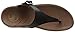 FitFlop Women's The Skinny Cork Leather, Black, 7 M US