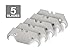 TEKTON 6922 Hook Utility Knife Blades, 5-Piece
