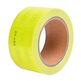 Fluorescent Yellow DOT-C2 Conspicuity Reflective Tape - 2" Inch X 30' Feet
