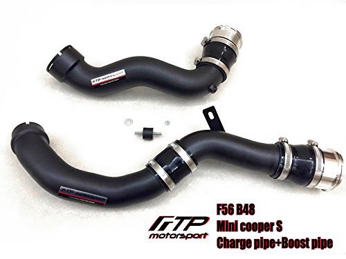 FTP Turbo Charge Pipe Kit + Boost Pipe for Mini cooper F56 B48 Aluminum