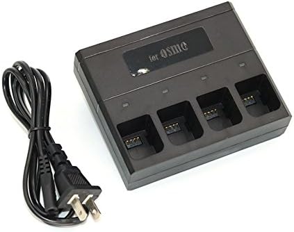 E4YOU Safety Rapid 4 in 1 Battery Charger for DJI OSMO/OSMO Mobile Gimbal Camera