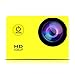 lightdow LD4000 Sports Action Camera HD Waterproof DV Camcorder (Yellow)