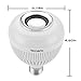 Texsens Music Lamp LED Bulb with Integrated Speaker, 6W E26 RGB Changing Light Wireless Stereo Audio with 24 Keys Remote Control (Big)