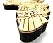 Large Wooden Africa Map Natural Good Quality Wood Pendant & Chain