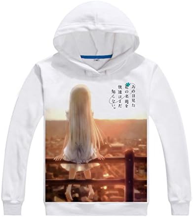 Anohana cosplay logo Honma Meiko costume hoodie