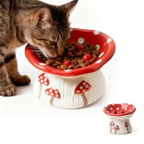 ZHIYUEJING Mushroom Slow Feeder Bowl