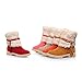 Susanny Women's Winter Fashion Warm Short Booties Casual Outdoor Suede Flat Heel Waterproof Faux Fur Beige Snow Boots 9