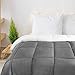 Utopia Bedding Micromink Sherpa Fleece King Size Comforter Set with 2 Pillow Shams, Plush and Warm Bedding Comforter Sets, Down Alternative Comforter, Ultra Soft and Cozy Comforter Set (King, Grey)