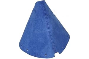 The Tuning-Shop Ltd for Nissan 350Z 2002-09 Shift Boot Blue Genuine Suede