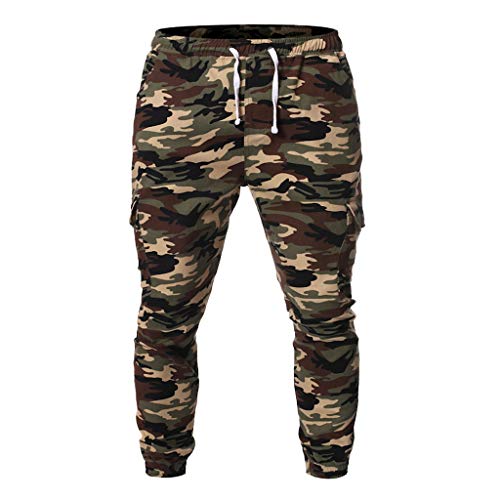 LISTHA Camo Cargo Pants Mens Skinny Stretch Denim Trouser Freyed Slim Fit Jeans
