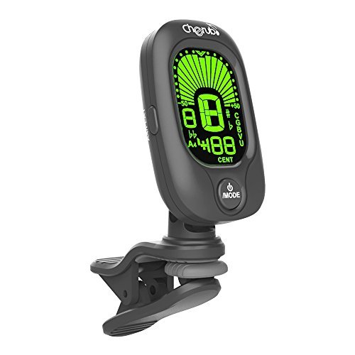 Cherub WST-2046(BD) Tuner Clip On Tuner with Chromatic Guitar Bass Ukulele Violin Tuning modes