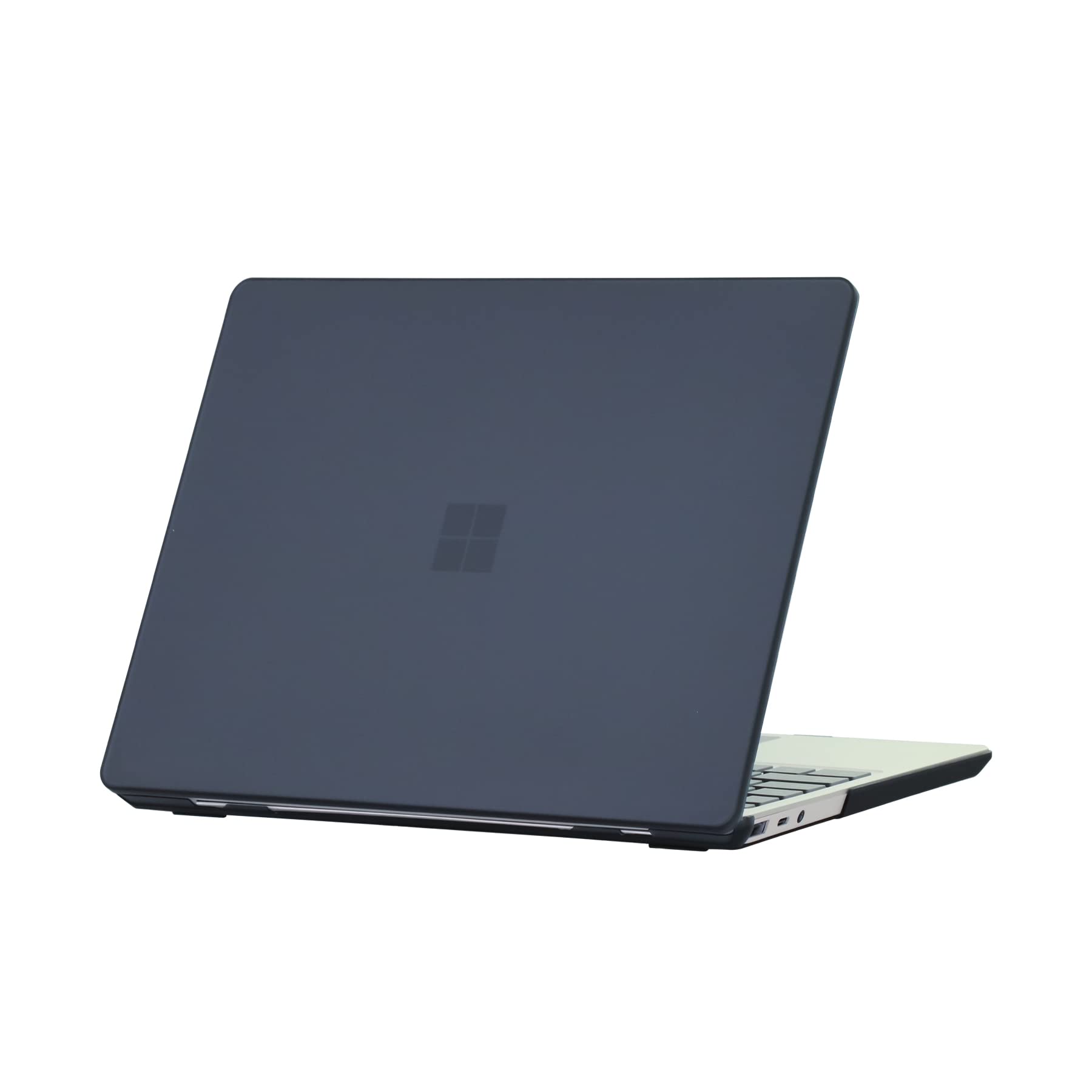 Se7enline Compatible with 2020/2021/2022/2023 12.4 inch Microsoft Surface Laptop Go Cover for Surface Laptop Go 1/2/3 Protective Hard Shell Case,Matte Black