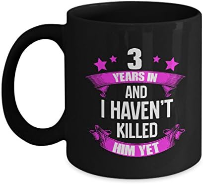 Great 3 Years Wedding Anniversary Gifts For Wife. Best Mug For Parties