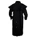 Outback Trading Company Unisex 2056 Stockman Waterproof Breathable Extra-Long Cotton Oilskin Duster Coat, Black, X-Large