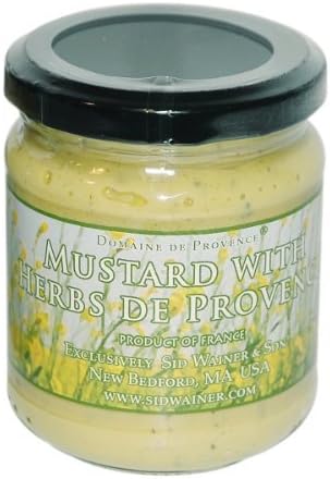Domaine de Provence Mustard with Herbs de Provence, 7.05 Ounce by Domaine de Provence