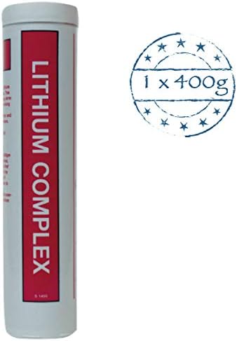 LineLube Multipurpose High Temperature Red Lithium Complex EP2 Grease Cartridges 1 x 400g
