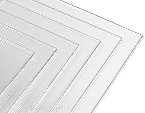 A5 Clear Acrylic Sheet 2mm, 3mm, 4mm, 5mm, 6mm, 8mm & 10mm Thickness (DSA+A5) (8mm)
