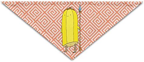 Banan Guard Pet Cotton Dog Bandana Cherished Graphic Print Triangle Head Scarfs Collar Bandana