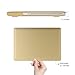 IBENZER Old MacBook Pro 13 Inch case A1278, Soft Touch Hard Case Shell Cover with Keyboard Cover for Apple MacBook Pro 13 with CD-ROM, Gold, MMP13BGD+1