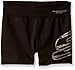Skechers Big Girls' Sport Active Compression Short, Black Shimmer, Large