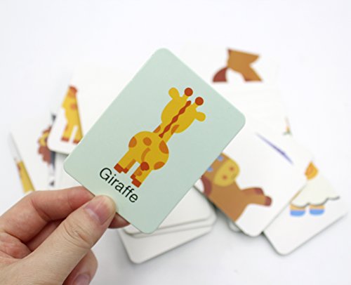 image for BabyPrice 32pcs Anti-tear Flash Cards Learning Alphabet Puzzle Cards, 