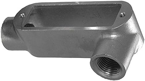 CALBRITE S62000LL00 Threaded Stainless Steel, 71.0 CU. in, LL-Style 2" Conduit Outlet Body with Cover