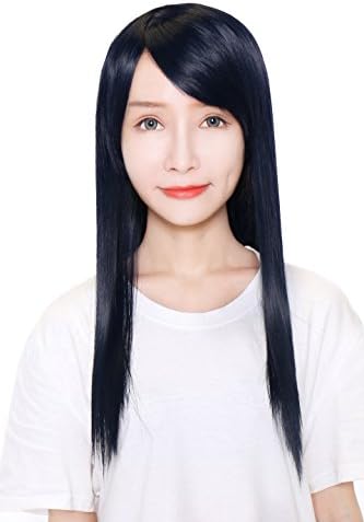 富士達 ウィッグ 25 Off コスプレ フルウィッグ ロング ウイッグ ストレート 青 青髪 ネット さらさら 耐熱 かつら 付き 自然 Lml60 T4025 セミロング