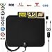UPGRADED 2018 VERSION HD Digital TV Antenna Kit - Best 80 Miles Long Range High-Definition with HDTV Amplifier Signal Booster Indoor - Amplified 18ft Coax Cable - Support All TV's - 1080p 4K ready