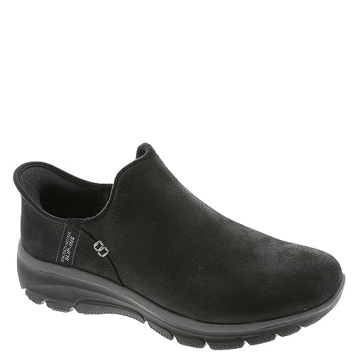 Skechers Women’s Easy Going-Modern Hour-Hands Free Slip-ins Ankle Boot, Black, 5.5