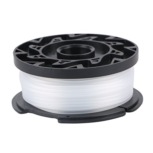 Aunifun String Trimmer Spool and Line, 30ft 0.065" Trimmer and Edger Replacement for Autofeed BLACK+DECKER, 9 Pack (8 Replacement Spool, 1 Spool Cover Cap)