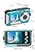 Waterproof Digital Camera Underwater Camera 24 MP Video Recorder Full HD 1080P Selfie Dual Screen Waterproof Camera DV Recording Point and Shoot Digital Camera