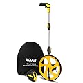 Measuring Wheel ACOOJ Collapsible with Kickstand and Cloth Carrying Bag Measurement 0-9,999 Ft.