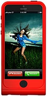 IvySkin Quattro4 Wrangler Case w/ Touch-Thru Glass, Raz Red iphone 5 5g