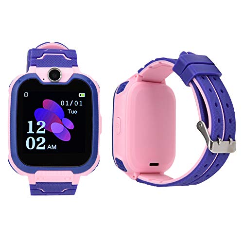 Kid Phone Watch Noodoproep Multifunctionele wekkerhorloge Smart Kid Watch(Roze) - Image 3