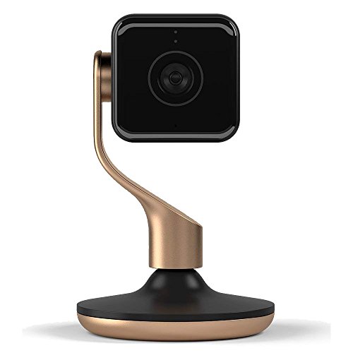 Hive View Security Camera, Wireless Indoor Smart Home Security Camera, Wifi Enabled, Black/Brushed Copper