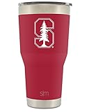 Simple Modern Stanford University 30oz Cruiser Tumbler - Vacuum Insulated Stainless Steel Travel Mug - Cardinal Tailgating Hydro Cup College Flask