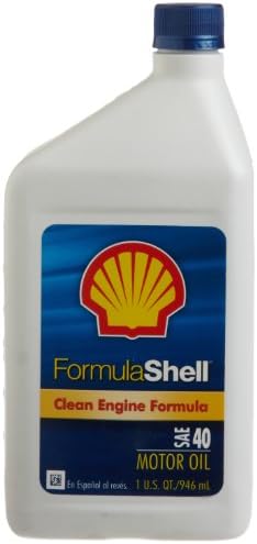 FormulaShell 550024071 SAE 40 Motor Oil - 1 Quart, (Pack of 12)