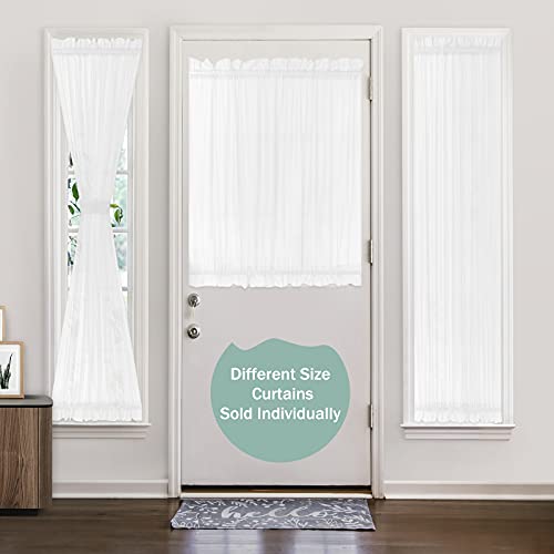 HOMEIDEAS Side Door Curtains for Small Window, Side Door Window